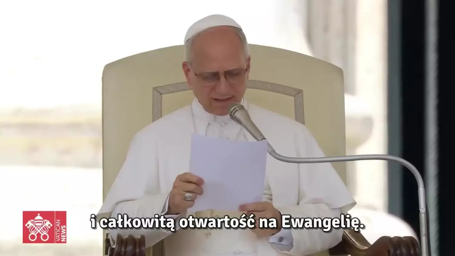 Papież Leon XIV wspomniał w środę na audiencji generalnej o Rzeszowie [WIDEO]