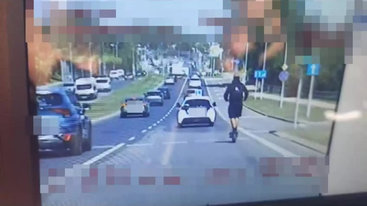 16-latek na hulajnodze na al. Piłsudskiego jechał z prędkością 52 km/h [WIDEO]